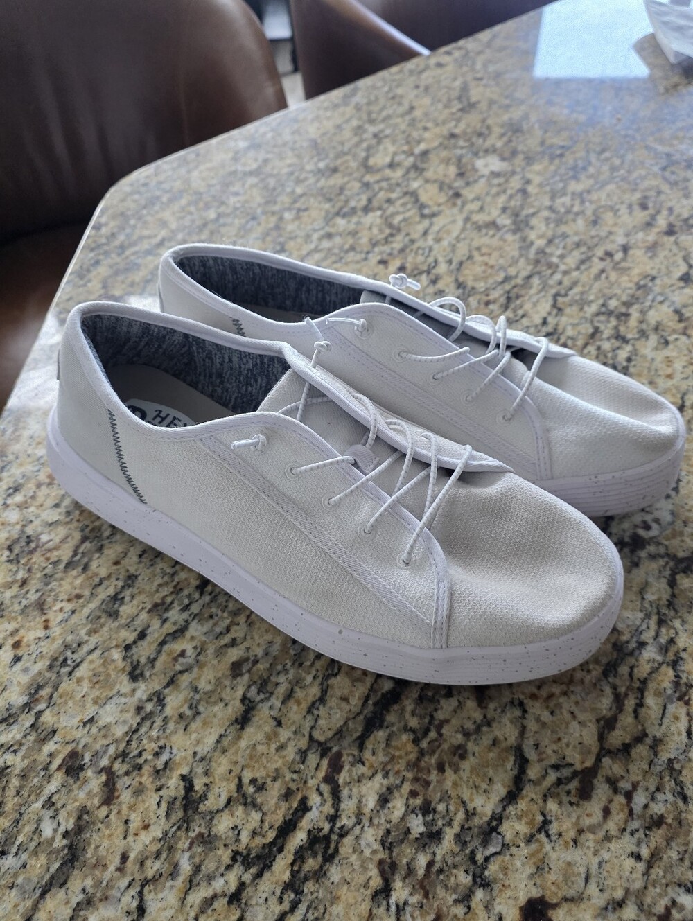 Hey Dude Cody M Sport Mesh shoes in white,